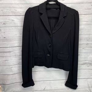 🍁 Semantik Blazer Stretch Fabric Jacket Coat sz S